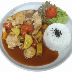 Pad Prew Wan - Süß-Sauer Hühnerfleisch