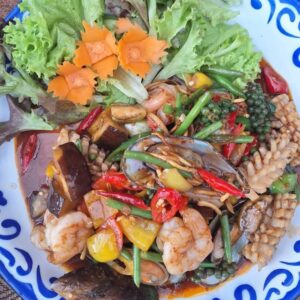 Pad Kie Mao Meeresfrüchte