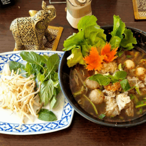 Kow-Teaw- Nam Rindfleisch
